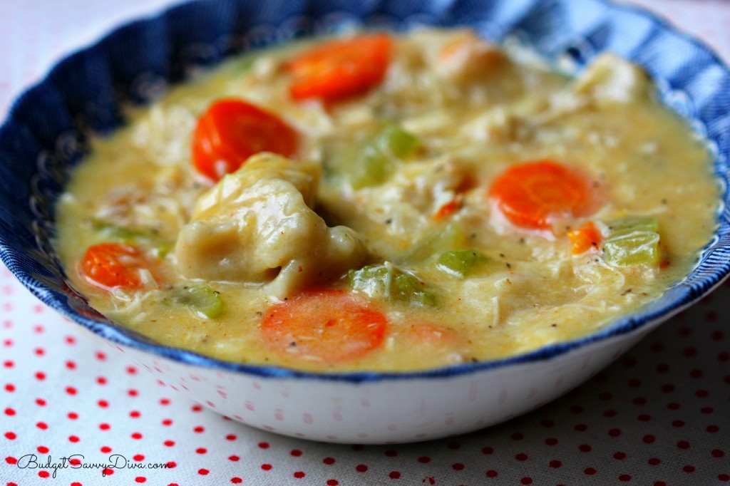 Chicken Dumplings Soup 