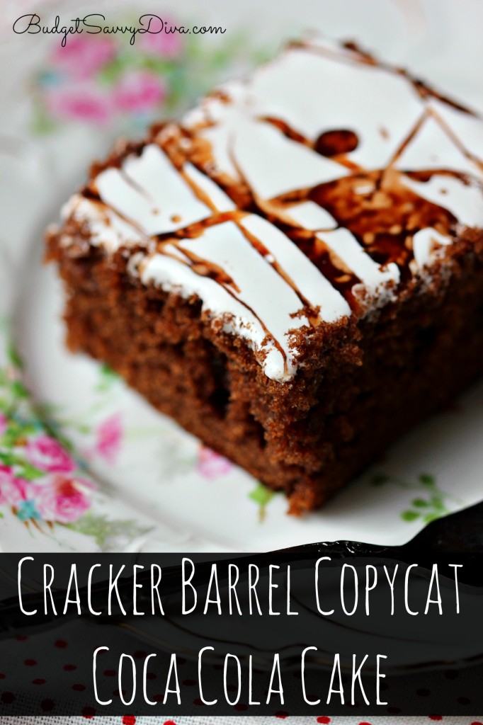 Cracker Barrel Copycat Coca Cola Cake Recipe 