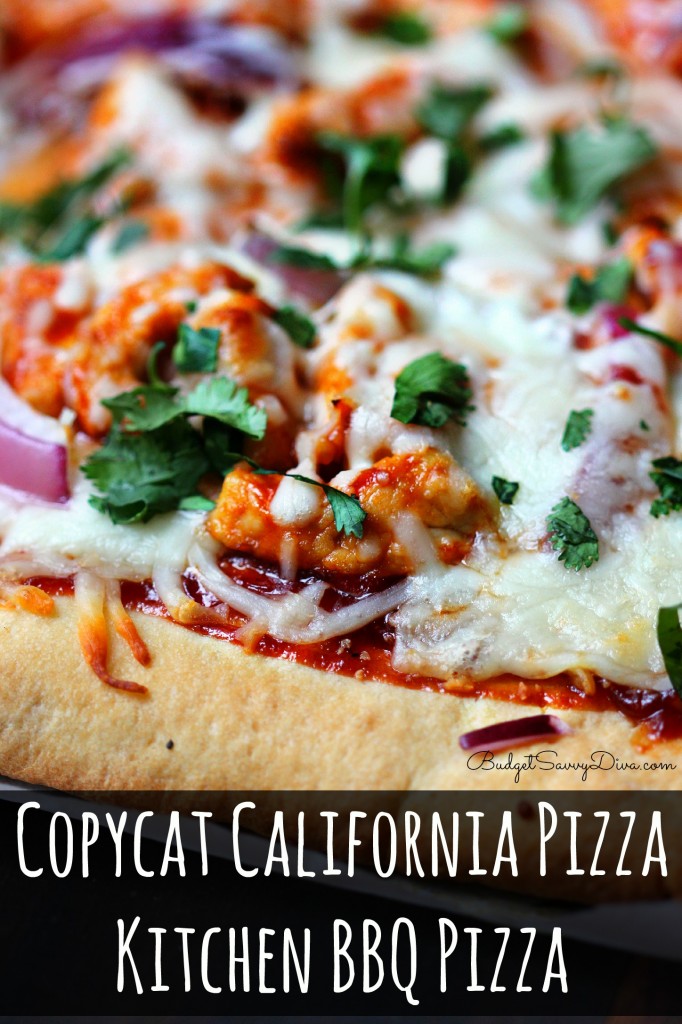 Copycat California Pizza Kitchen BBQ Pizza