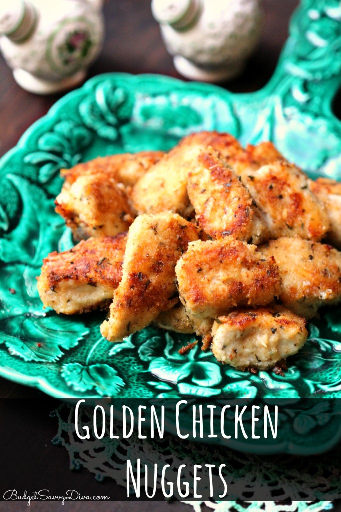 Golden Chicken Nuggets Recipe - Marie Recipe 
