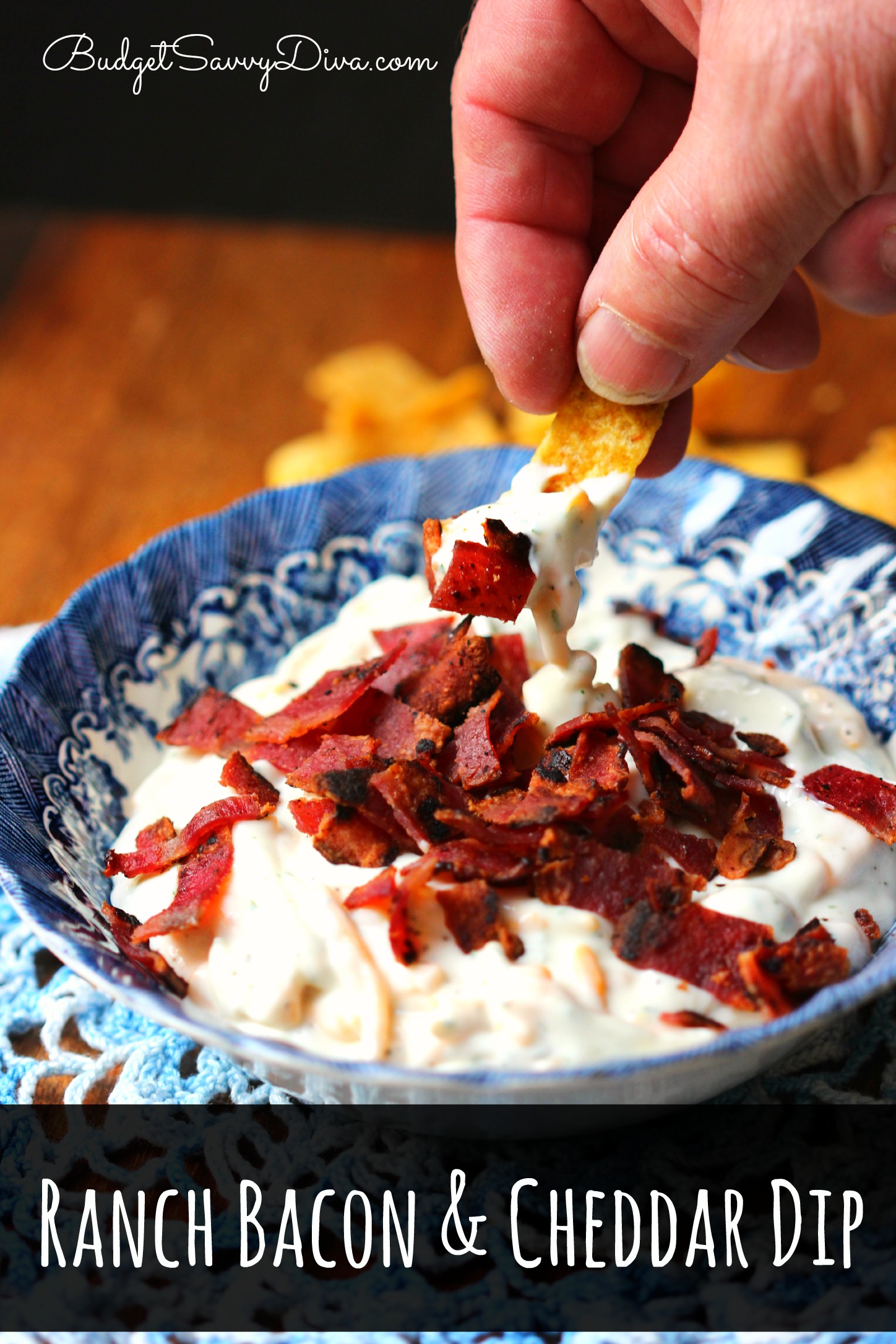 Ranch Bacon And Cheddar Dip Recipe Budget Savvy Diva Bacon2