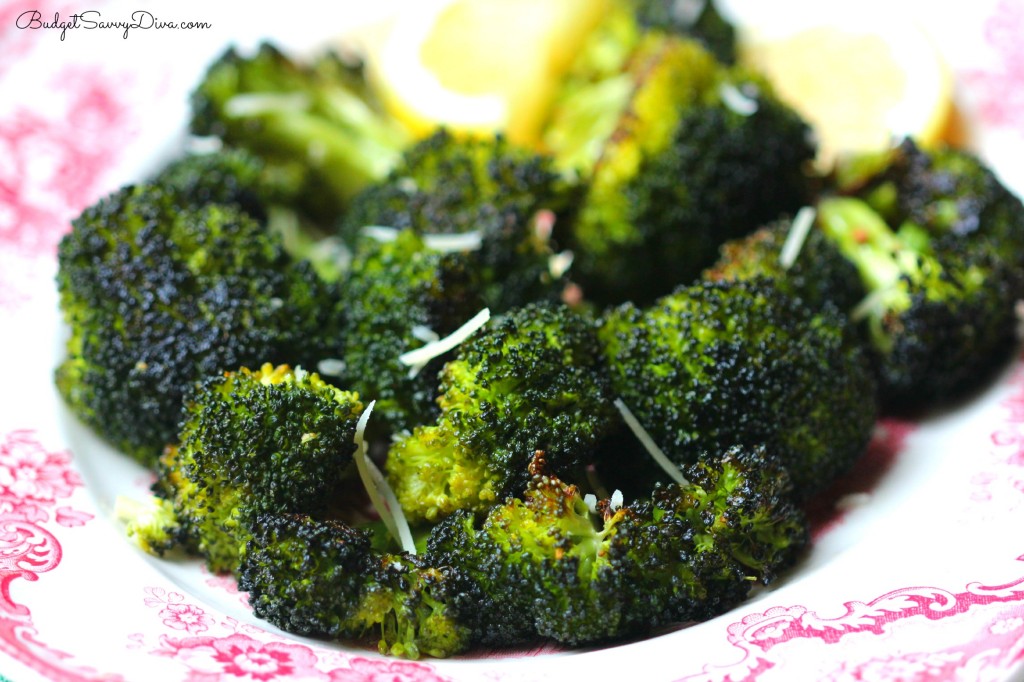 Roasted Garlic Lemon Parmesan Broccoli Recipe 