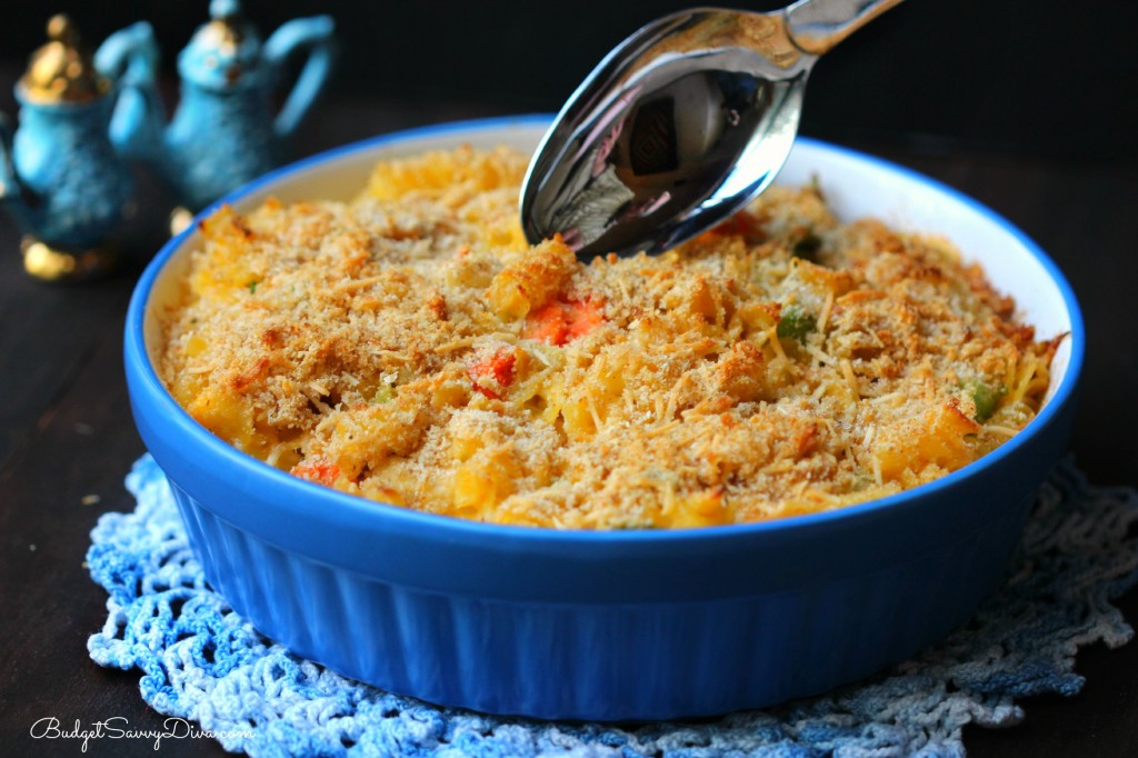 Easy Mac and Cheese Veggie Chicken Casserole Recipe