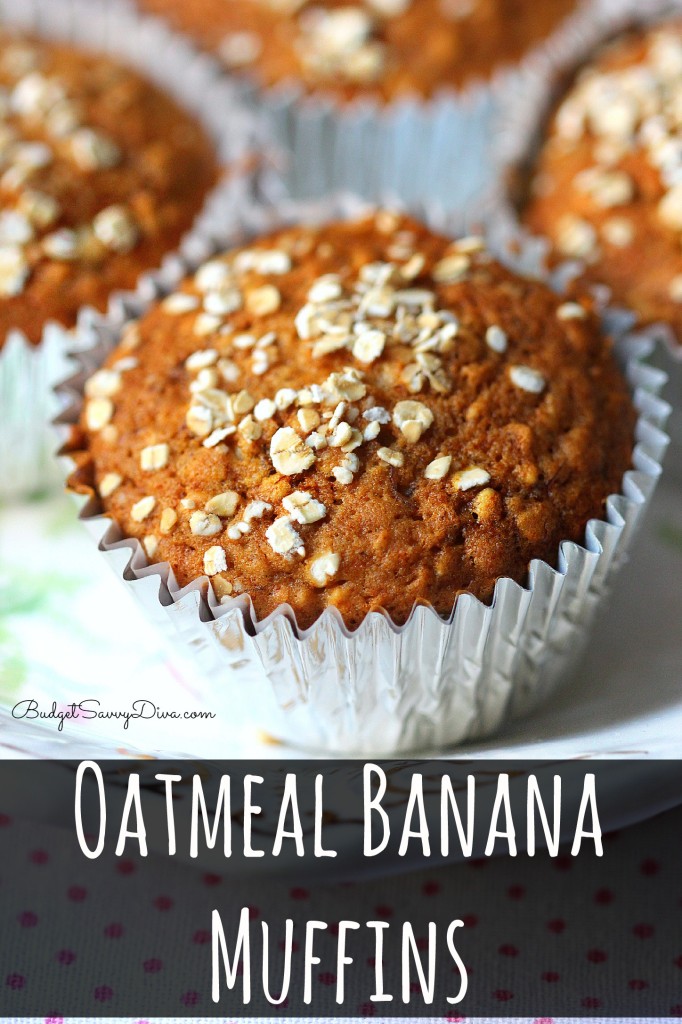 Oatmeal Banana Muffins Recipe 