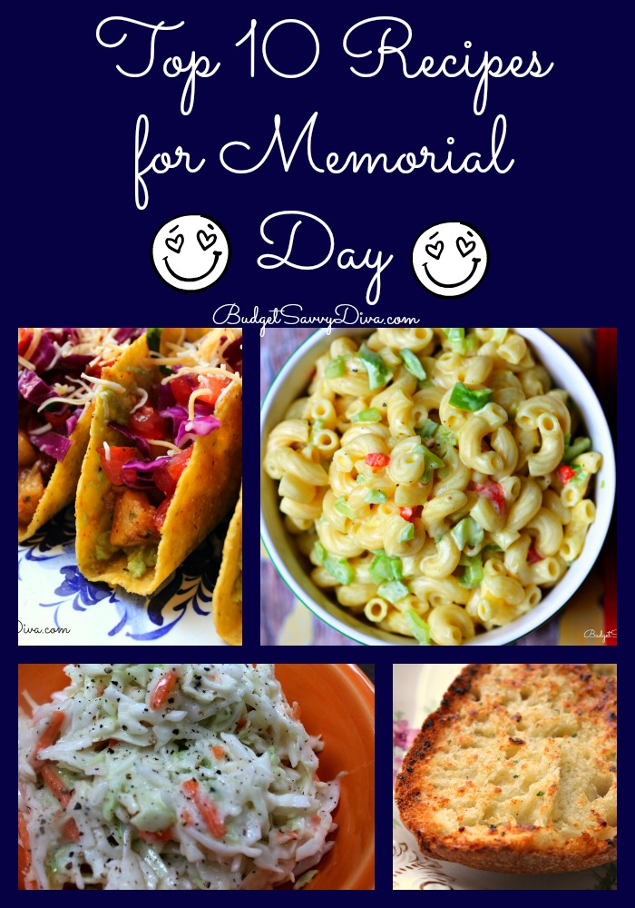 Top 10 Recipes for Memorial Day Roundup 