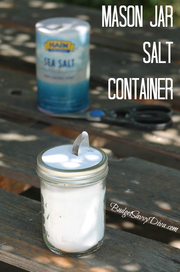How to Make a Salt Dispenser from a Mason Jar Budget Savvy Diva