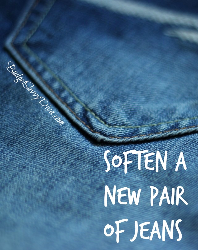 How to Soften New Jeans - Budget Savvy Diva