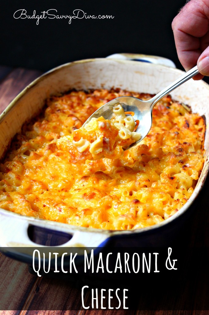 Quick Macaroni & Cheese - Marie Recipe 