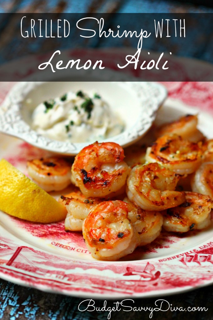 Grilled Shrimp with Lemon Aioli Recipe