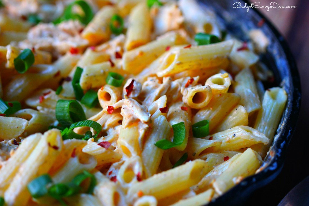 Buffalo Chicken Cheesy Pasta Recipe 