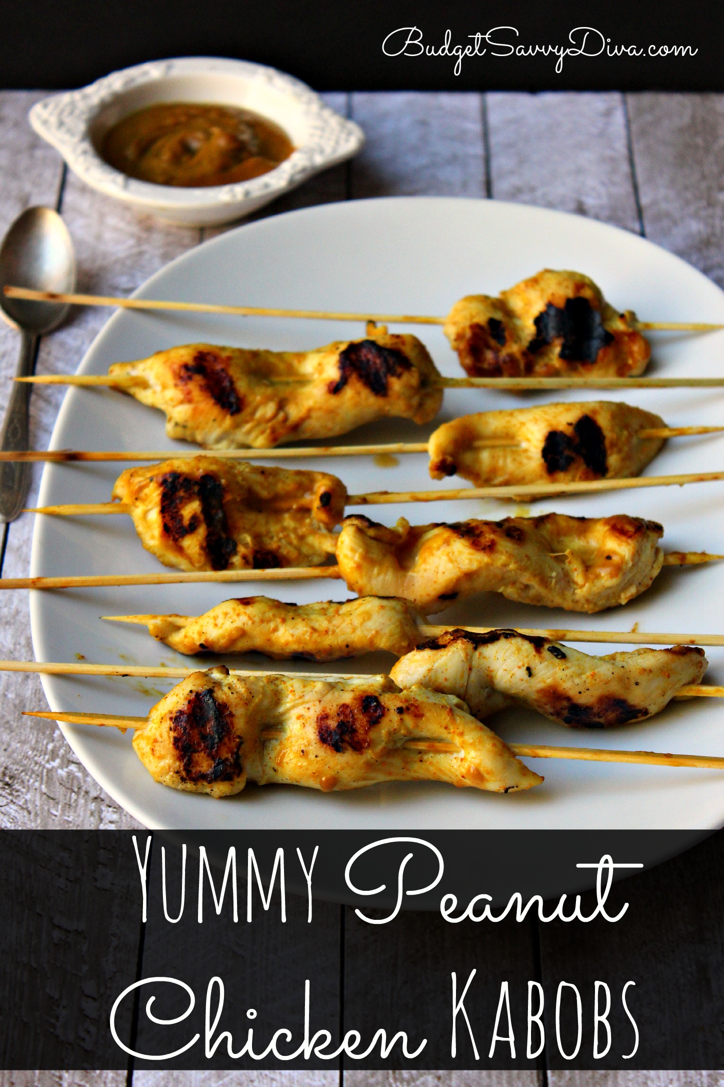 Yummy Peanut Chicken Kabobs Recipe 