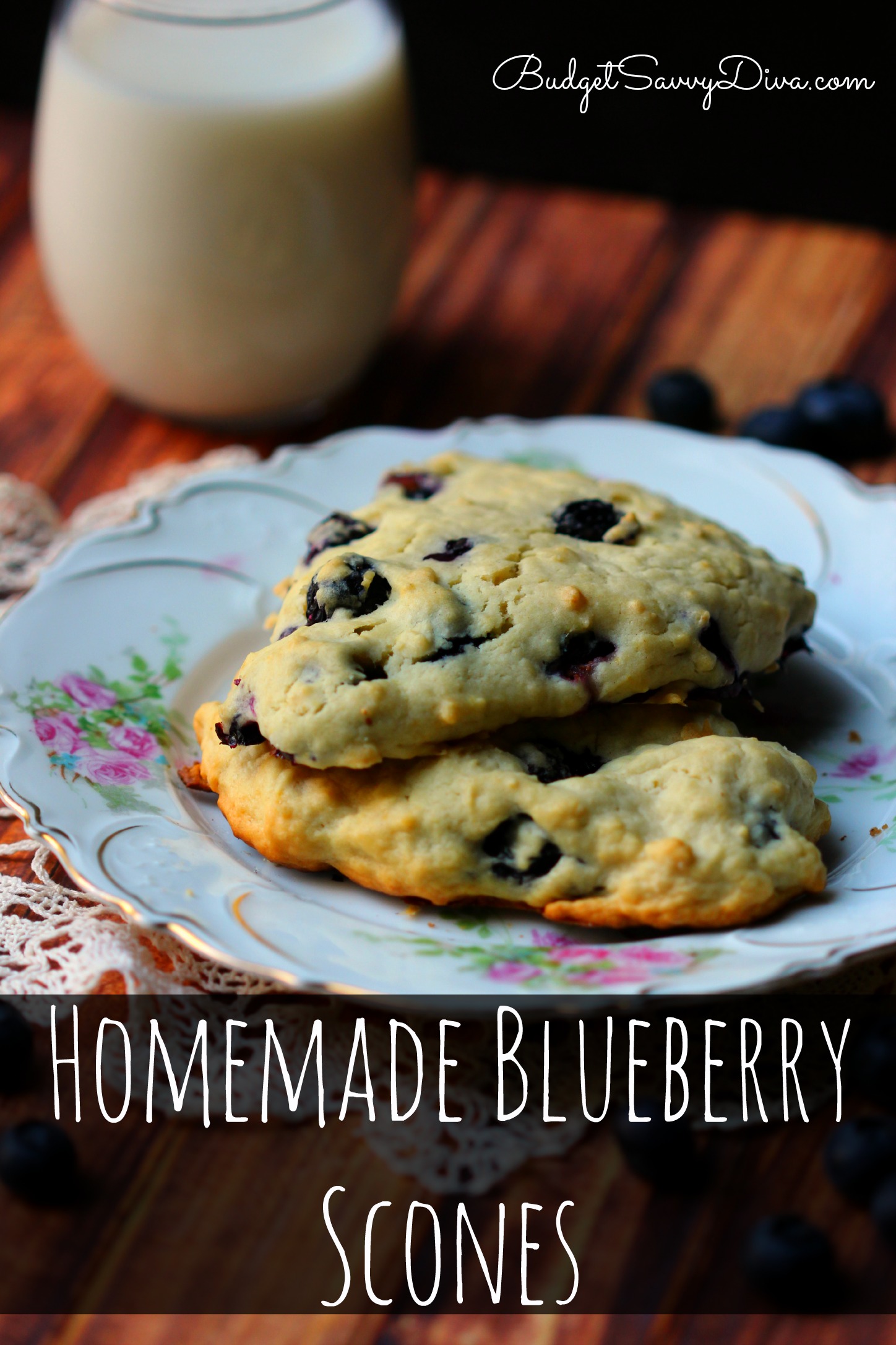 Homemade Blueberry Scones Recipe 