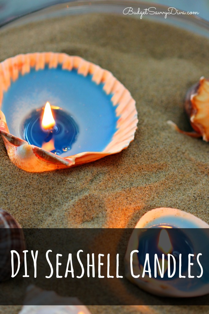 DIY Seashell Candles 