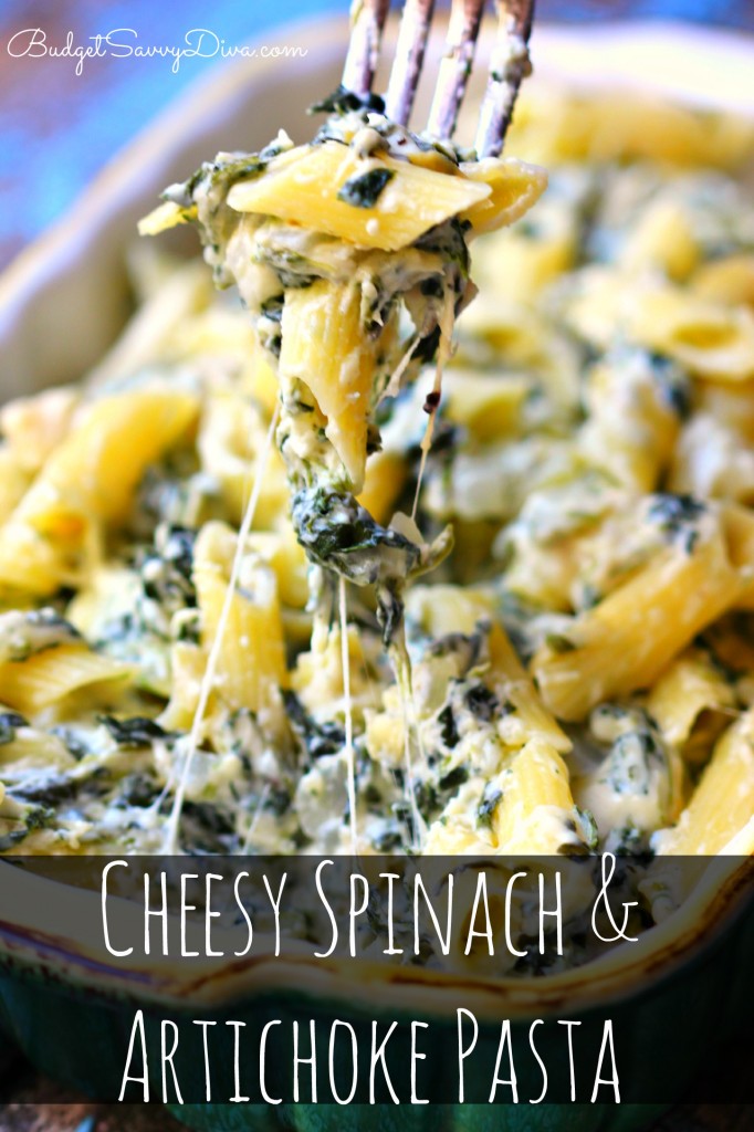 Cheesy Spinach and Artichoke Pasta Recipe