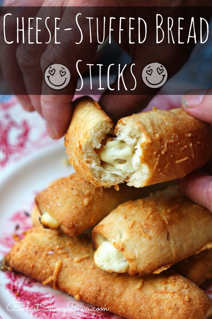 Cheese-Stuffed Bread Sticks - Marie Recipe 