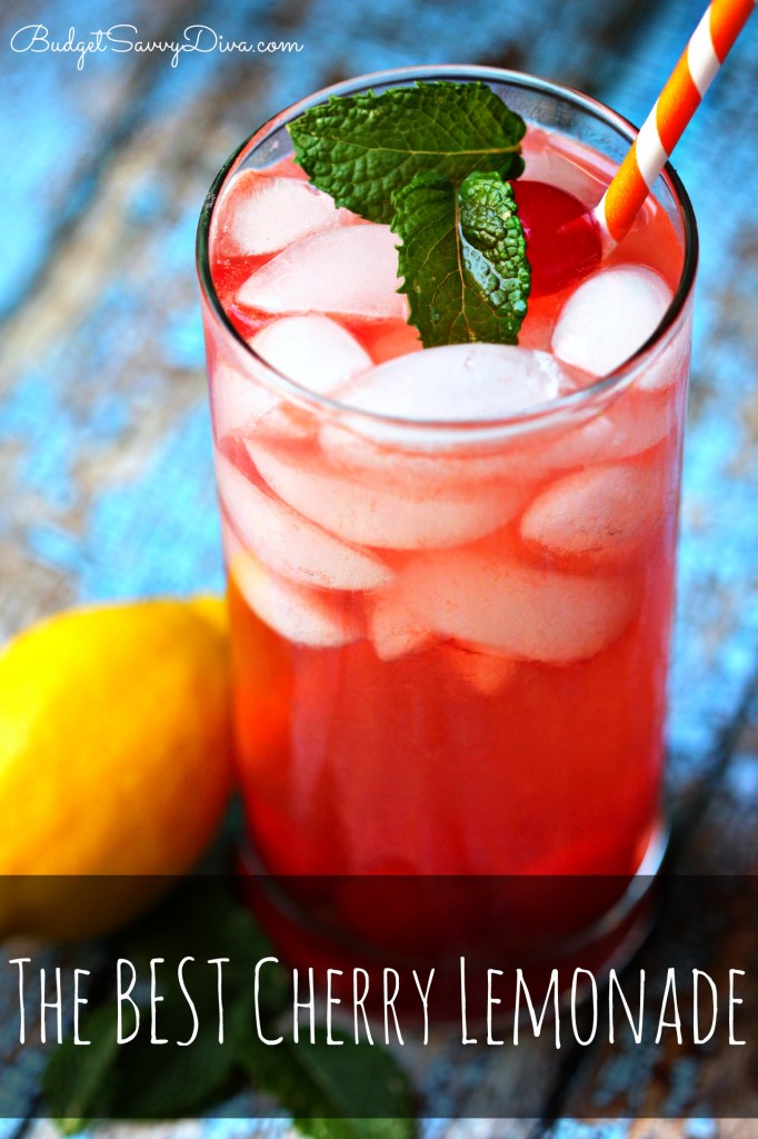The BEST Cherry Lemonade Recipe