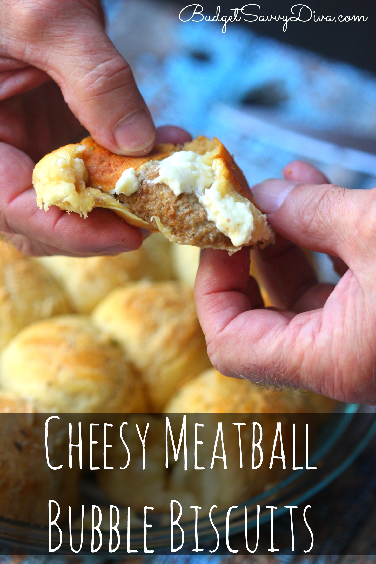 Cheesy Meatball Bubble Biscuits Recipe Budget Savvy Diva