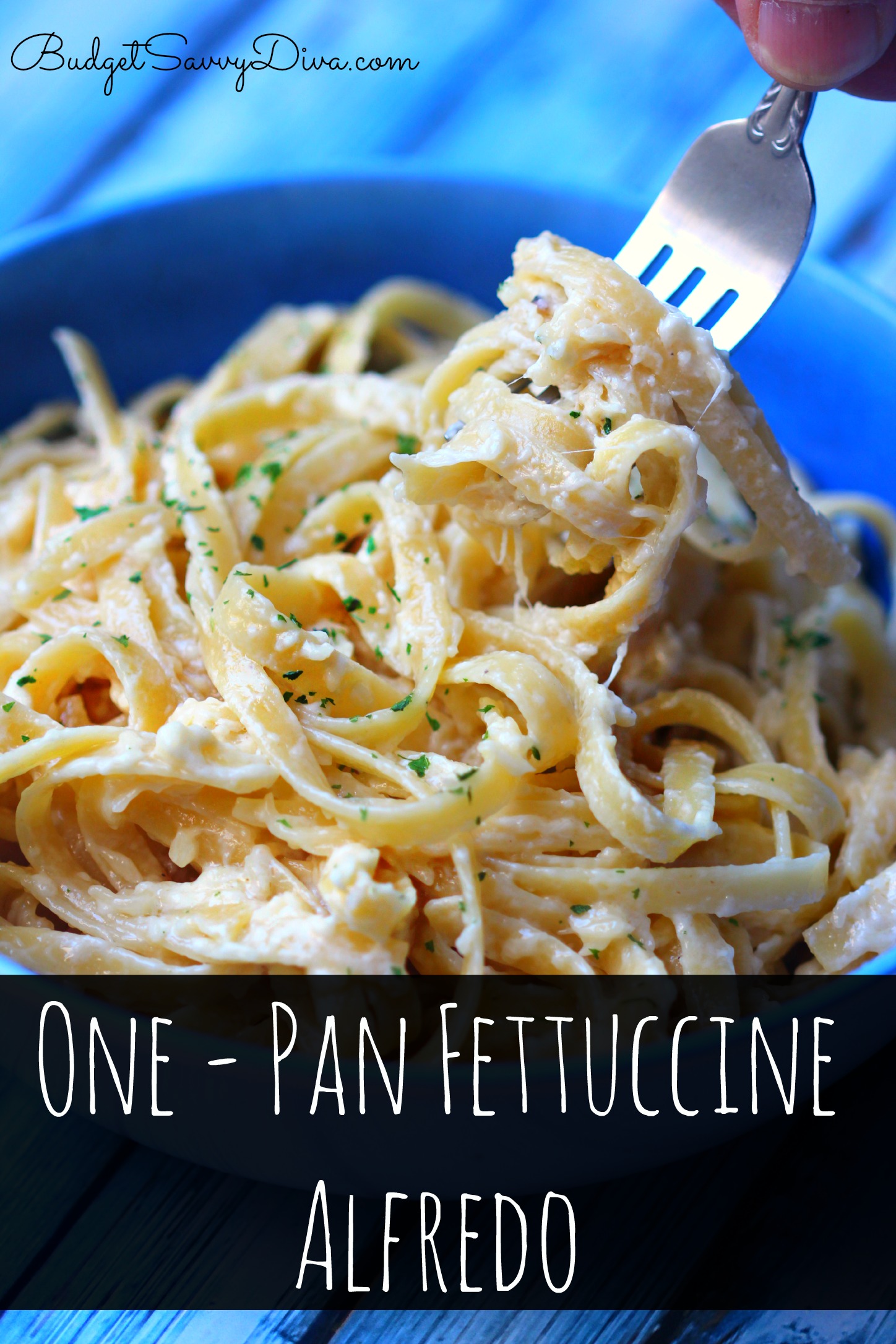 One Pan Fettuccine Alfredo Recipe Budget Savvy Diva