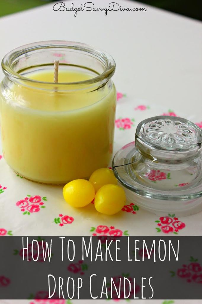How to Make A Lemon Drop Candle 