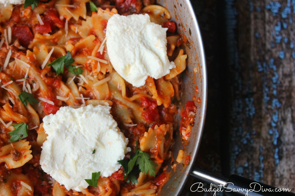 Skillet Lasagna Recipe 