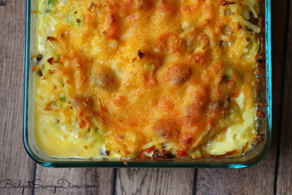 Cheesy Sausage Breakfast Casserole Recipe 