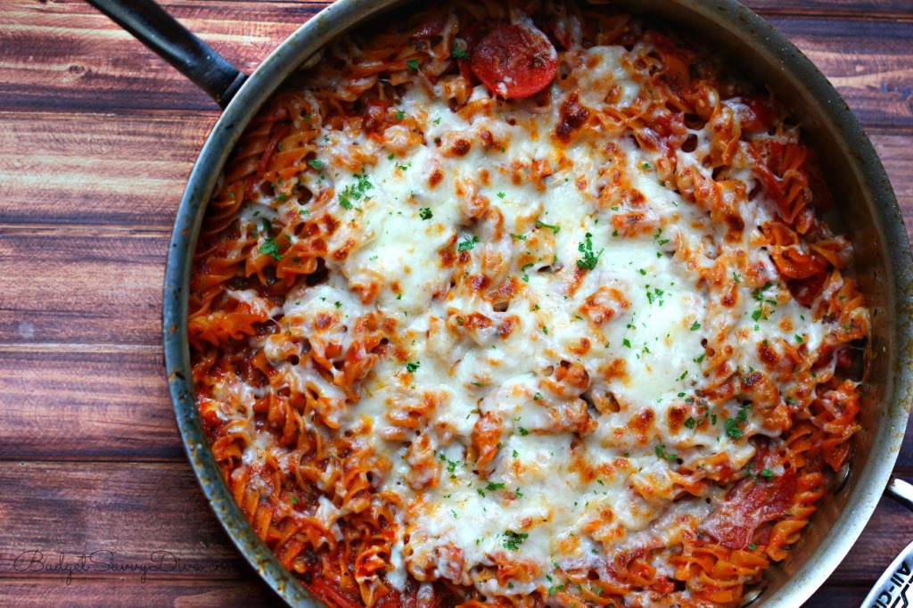 One Pot Pizza Pasta Recipe 