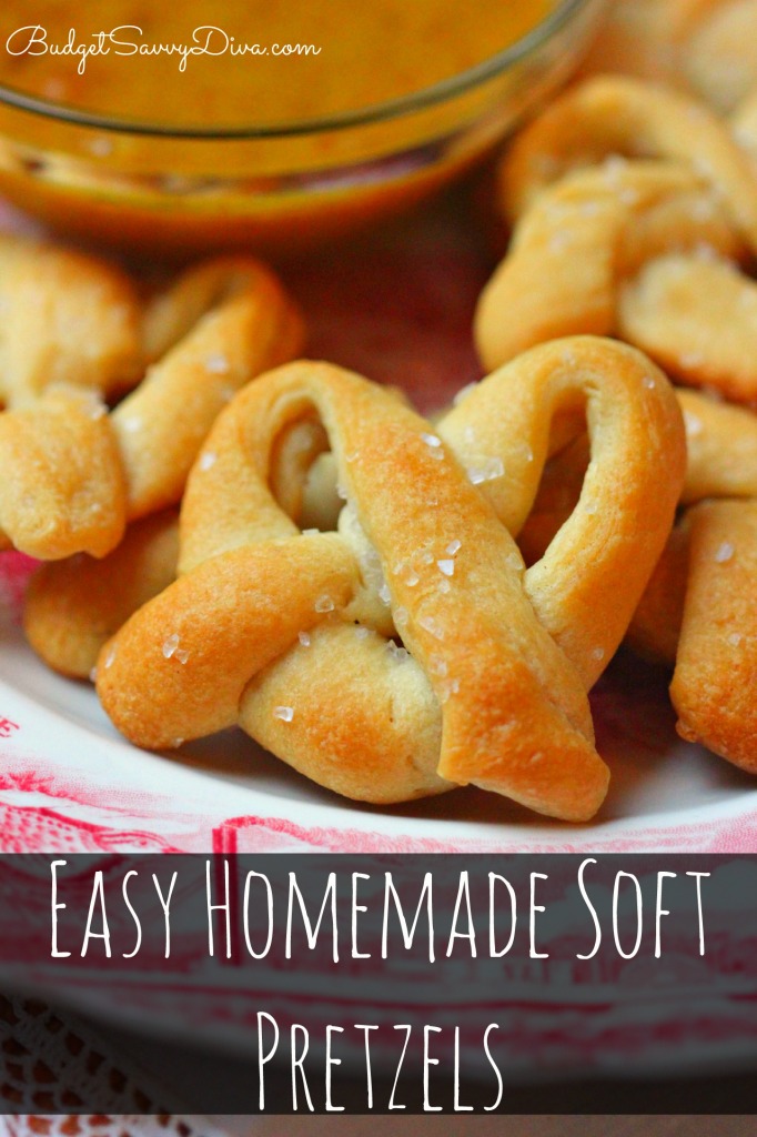 Easy Homemade Pretzels with Sweet Spicy Mustard Dipping Sauce Recipe 