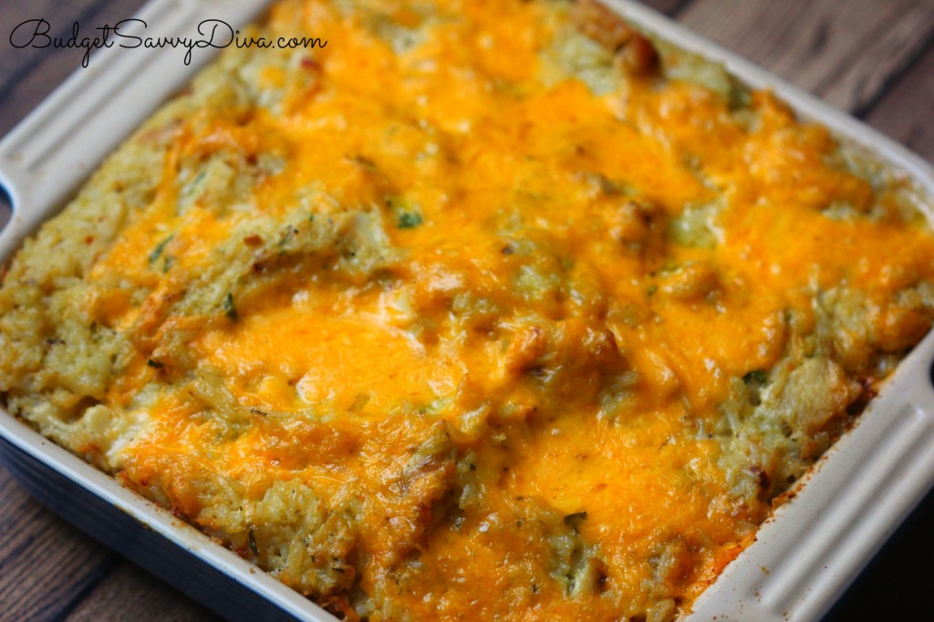 Cheesy Chicken and Rice Casserole Recipe 