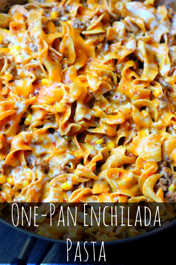 One Pan Enchilada Pasta 