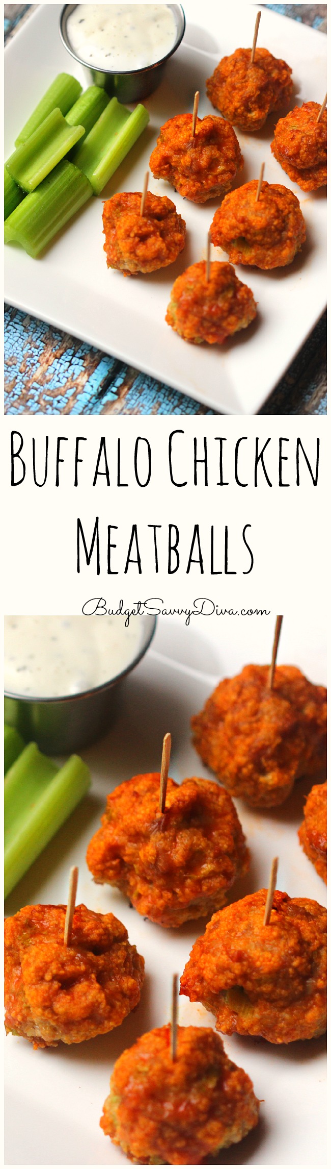 Buffalo Chicken Meatballs Recipe 