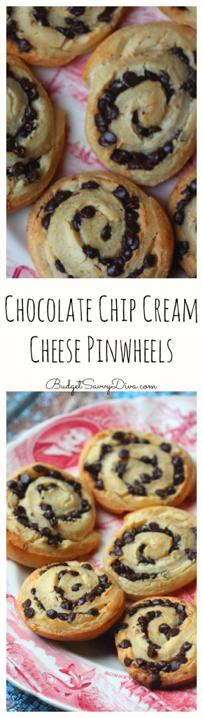 Chocolate Chip Cream Cheese Pinwheels Recipe 