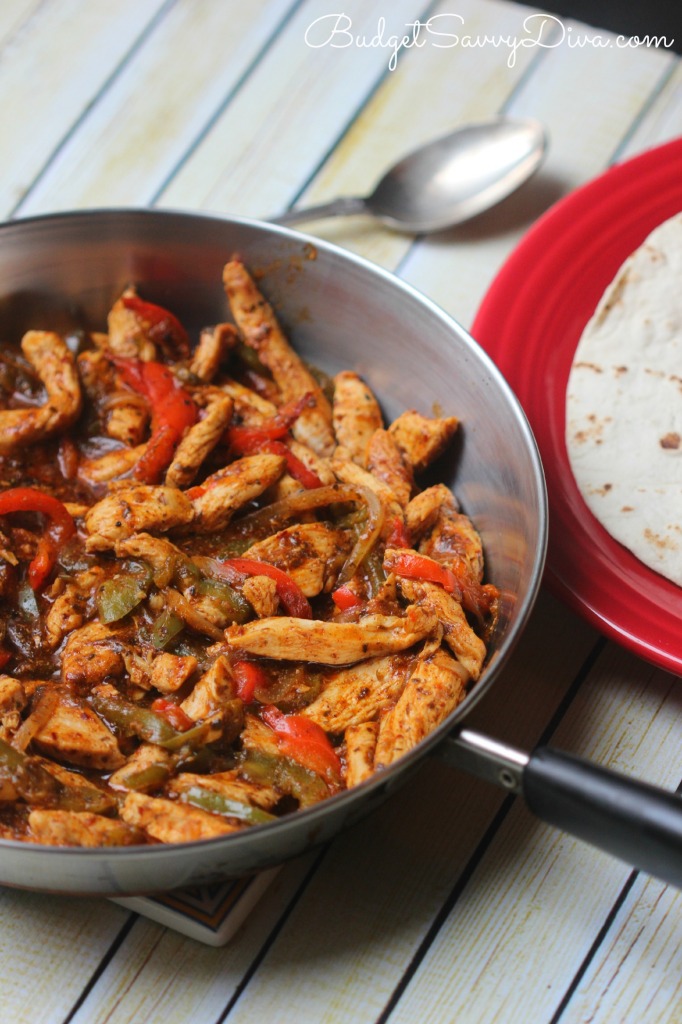 Chicken Fajita Recipe Budget Savvy Diva