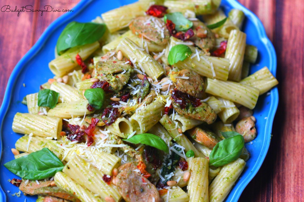 Pesto Pasta with Chicken Sausage Recipe 