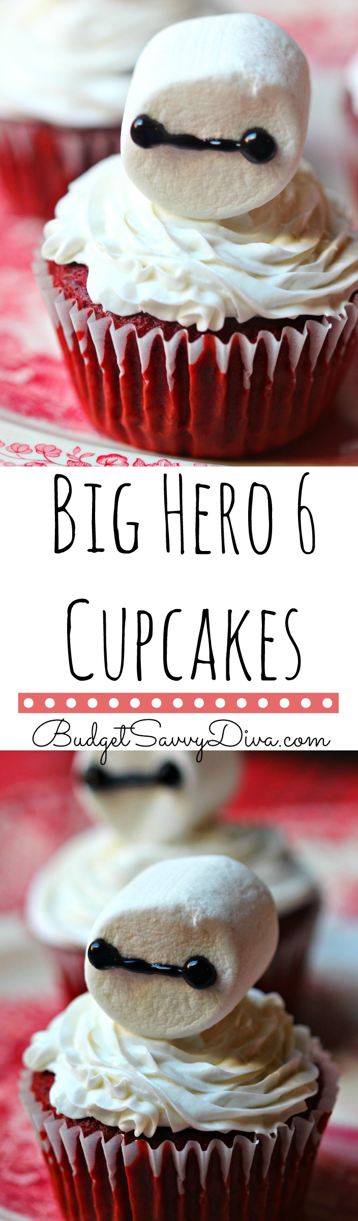 Big Hero 6 Cupcakes Recipe - Baymax 