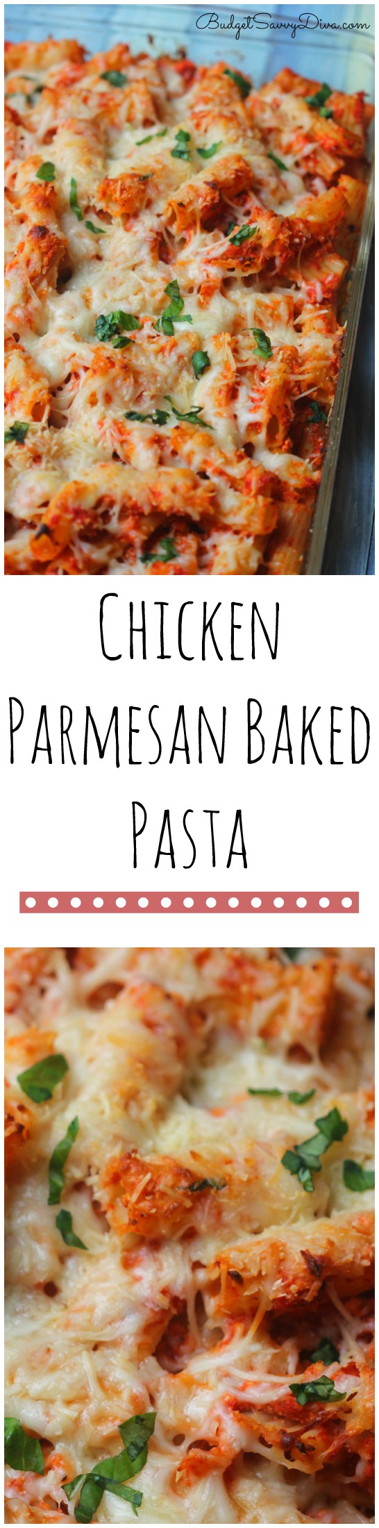 Chicken Parmesan Baked Pasta Recipe 