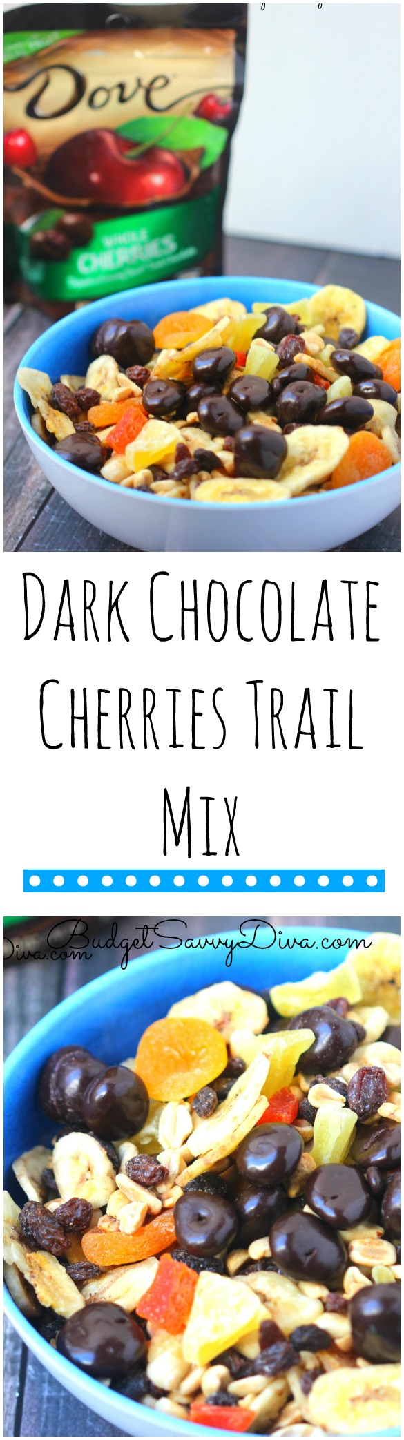 Dark Chocolate Cherries Trail Mix Recipe 