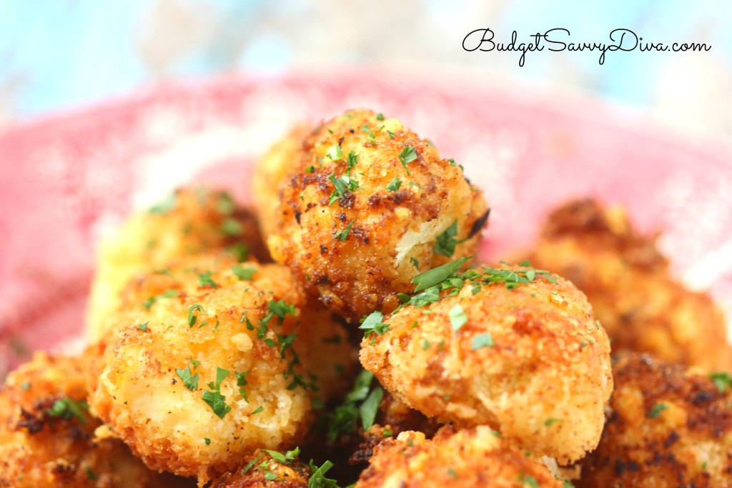 Parmesan Cauliflower Bites Recipe 