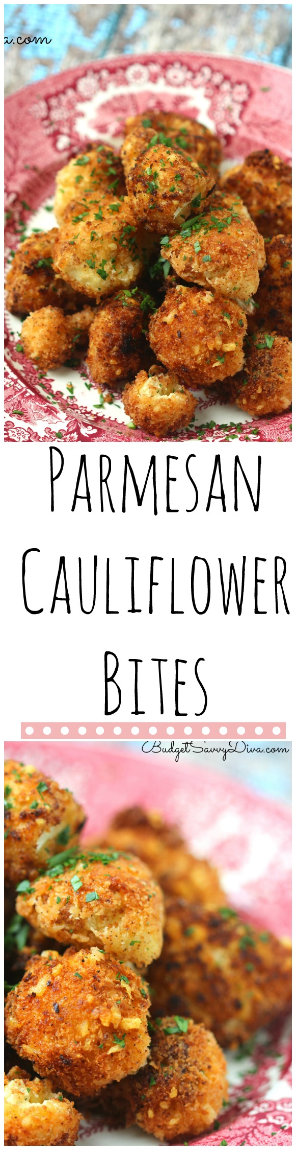 Parmesan Cauliflower Bites Recipe 