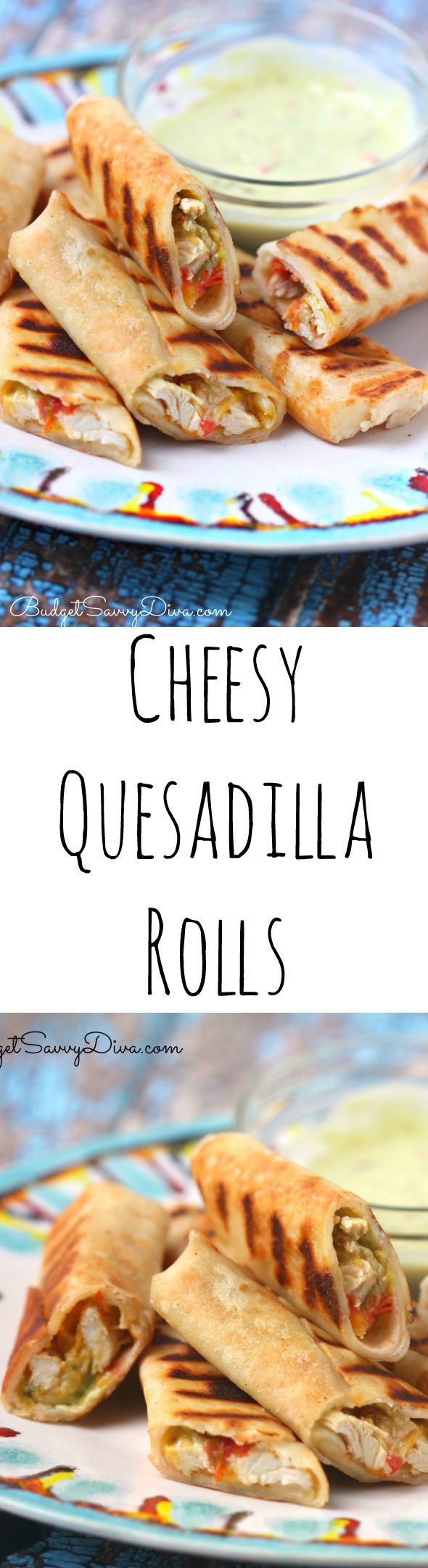 Cheesy Quesadilla Roll Recipe 