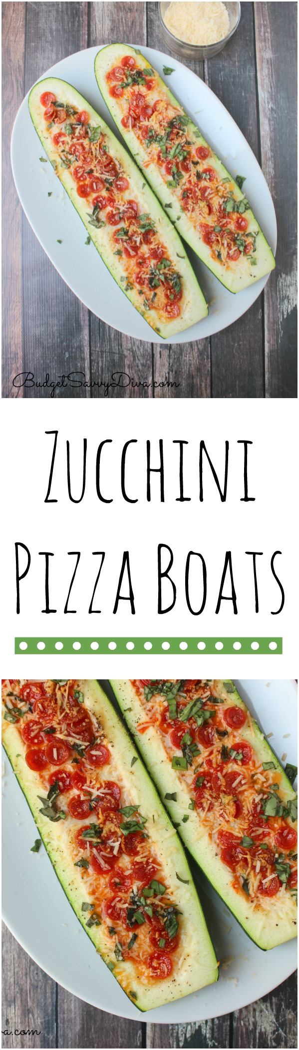 Zucchini Pizza Boats