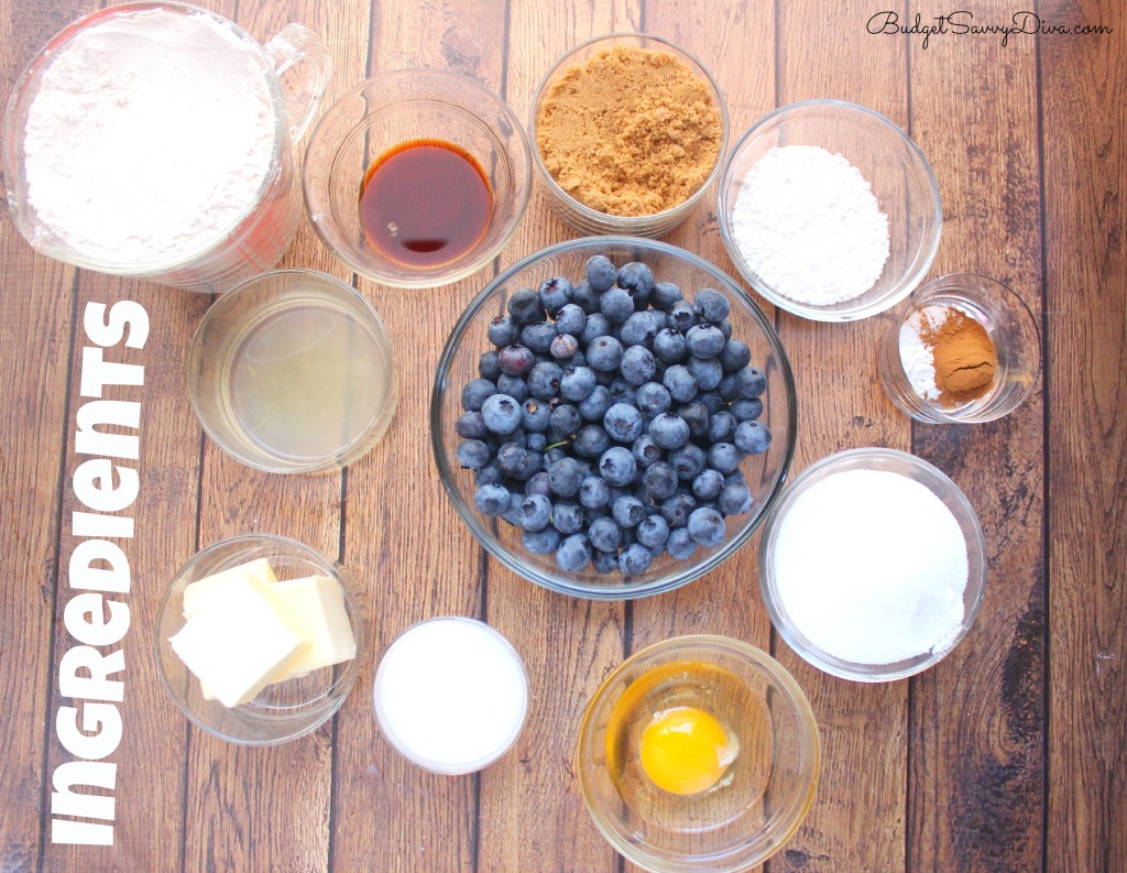 Blueberry Coffee Cake Ingredients