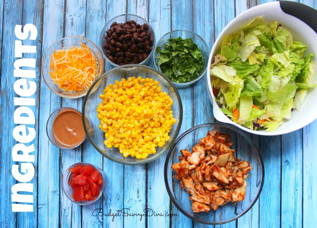 BBQ Chicken Salad Ingredients