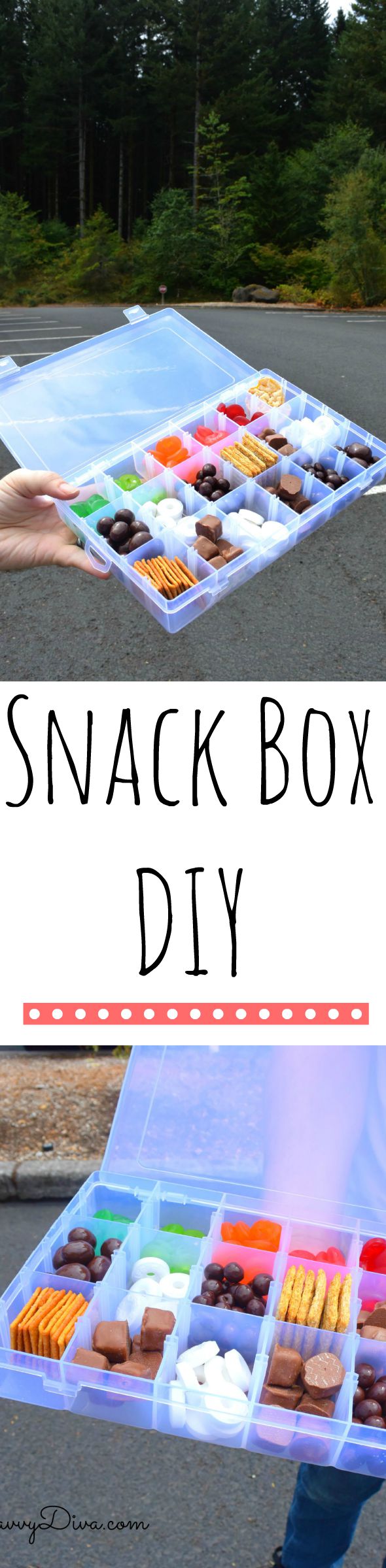 Road trip snack boxes for kids! (Used bead separator boxes) They were a  hit!!