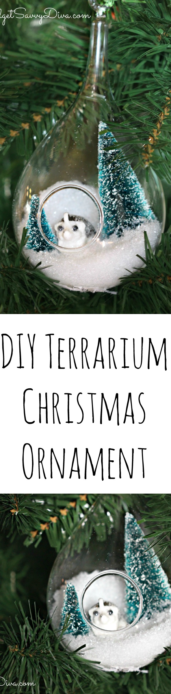How to Make a Terrarium Christmas Ornament