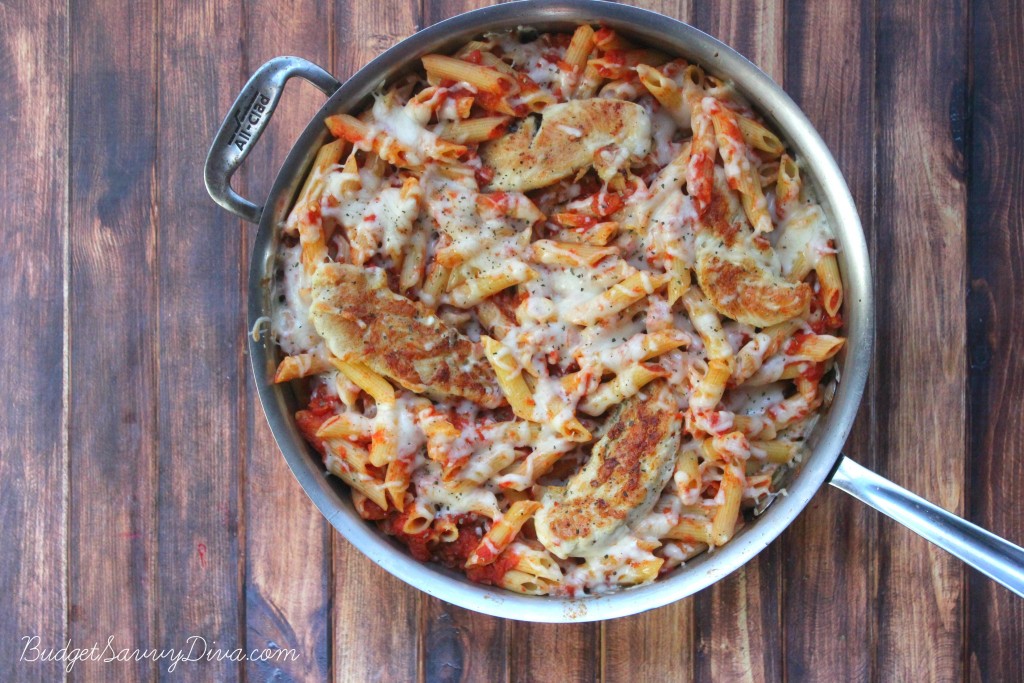 Pasta Skillet Dinner with Chicken and Cheese 3