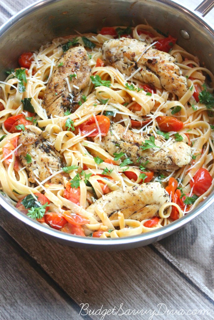 Tomato Basil Chicken Pasta 2