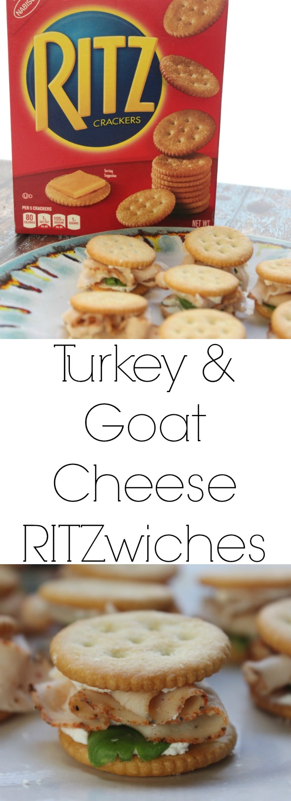 Turkey and Goat Cheese RITZwiches