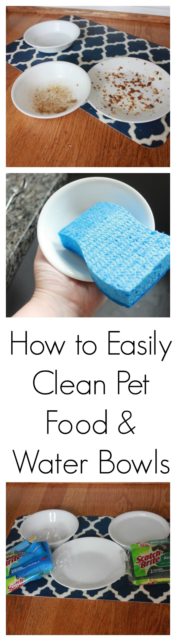 How to Easily Clean Pet Food and Water Bowls