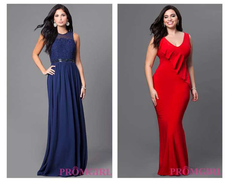 Plus-Size Black Prom and Homecoming Dresses - PromGirl