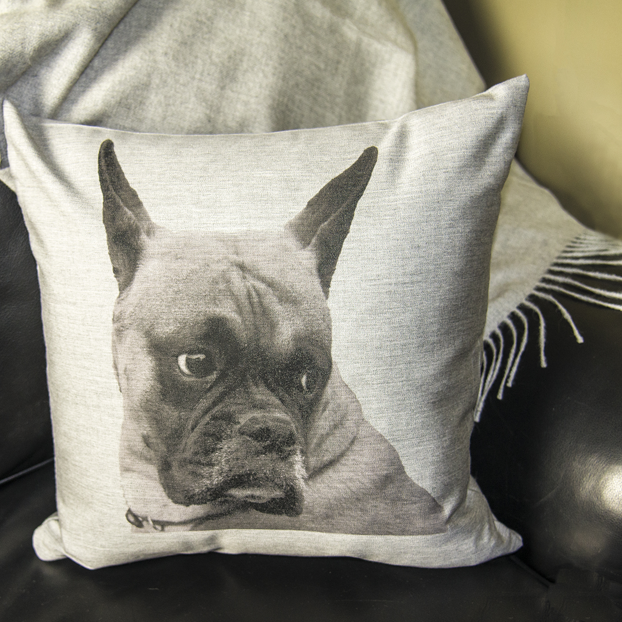 Put your favorite pets face on a custom pillow